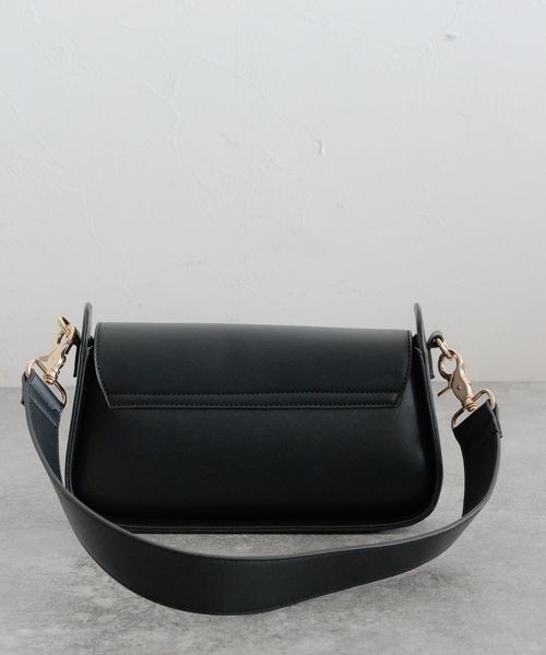 mysty woman（ミスティウーマン）の「ベルテッドショルダーBAG 183066（ショルダーバッグ・レディース・ブラウン/ブラック・FREE）」の4枚目の写真