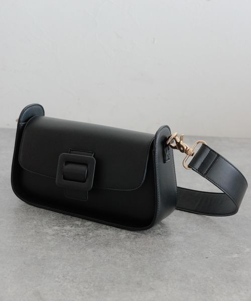 mysty woman（ミスティウーマン）の「ベルテッドショルダーBAG 183066（ショルダーバッグ・レディース・ブラウン/ブラック・FREE）」の12枚目の写真