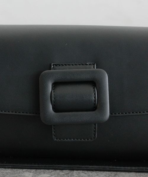 mysty woman（ミスティウーマン）の「ベルテッドショルダーBAG 183066（ショルダーバッグ・レディース・ブラウン/ブラック・FREE）」の7枚目の写真