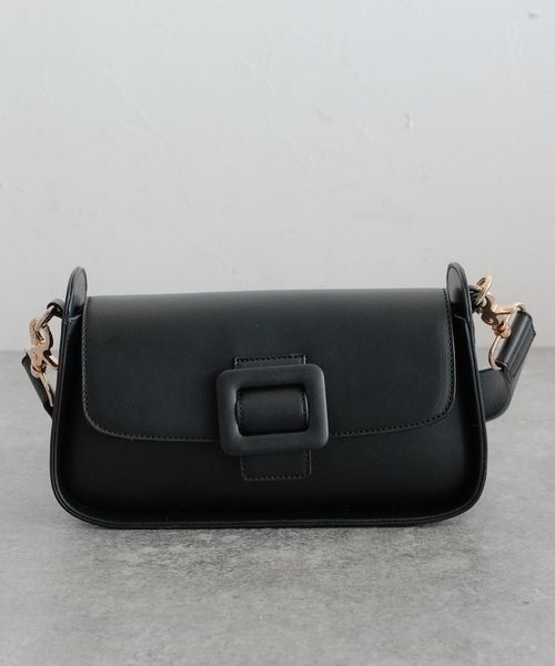 mysty woman（ミスティウーマン）の「ベルテッドショルダーBAG 183066（ショルダーバッグ・レディース・ブラウン/ブラック・FREE）」の11枚目の写真