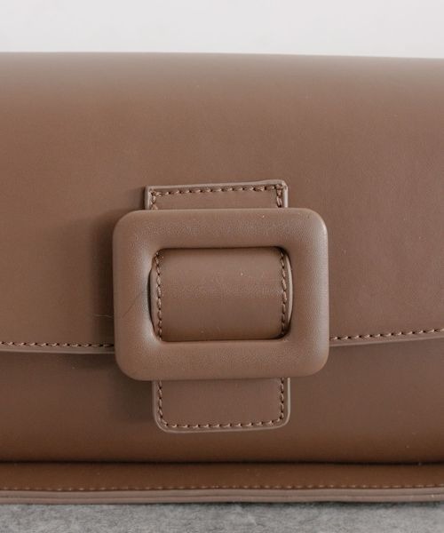 mysty woman（ミスティウーマン）の「ベルテッドショルダーBAG 183066（ショルダーバッグ・レディース・ブラウン/ブラック・FREE）」の8枚目の写真