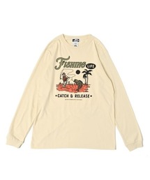NOTHINKER（ノーシンカー）の「FISHING LIFE long T-shirt（Tシャツ/カットソー）」