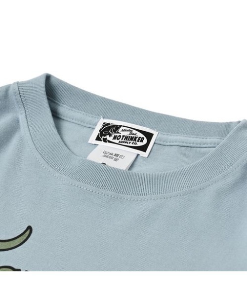 NOTHINKER(ノーシンカー)の「FISHING LIFE long T-shirt(Tシャツ/カットソー・メンズ・ブルー/ナチュラル/ピンク系その他・LARGE/X-LARGE/MEDIUM)」の9枚目の写真