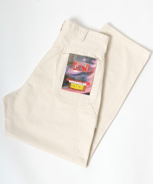 Wrangler(ラングラー)の「Wrangler(ラングラー)カラーペインターパンツ/ワイドパンツ メンズ レディース(デニムパンツ・メンズ・アイボリー/アーミー/イエロー系その他/ピンク系その他/ブラック/グレー/グリーン/ワインレッド/ブラウン/ライトインディゴブルー/ライトパープル/ストライプ/エンジ/オレンジ/インディゴブルー/マスタード・M/L/XL/S)」の2枚目の写真