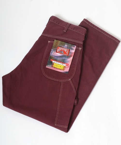 Wrangler(ラングラー)の「Wrangler(ラングラー)カラーペインターパンツ/ワイドパンツ メンズ レディース(デニムパンツ・メンズ・アイボリー/アーミー/イエロー系その他/ピンク系その他/ブラック/グレー/グリーン/ワインレッド/ブラウン/ライトインディゴブルー/ライトパープル/ストライプ/エンジ/オレンジ/インディゴブルー/マスタード・M/L/XL/S)」の14枚目の写真