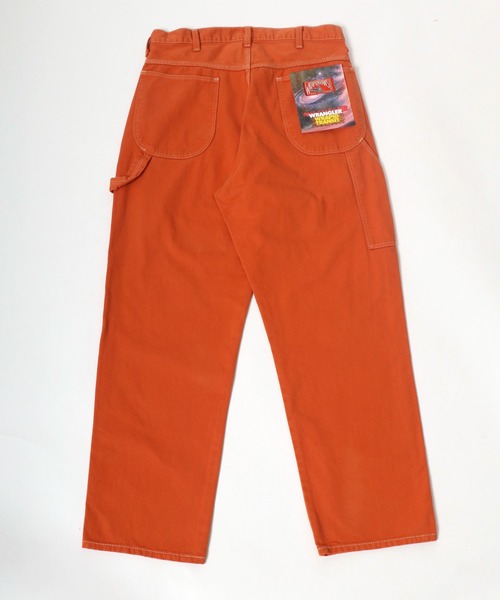 Wrangler(ラングラー)の「Wrangler(ラングラー)カラーペインターパンツ/ワイドパンツ メンズ レディース(デニムパンツ・メンズ・アイボリー/アーミー/イエロー系その他/ピンク系その他/ブラック/グレー/グリーン/ワインレッド/ブラウン/ライトインディゴブルー/ライトパープル/ストライプ/エンジ/オレンジ/インディゴブルー/マスタード・M/L/XL/S)」の18枚目の写真