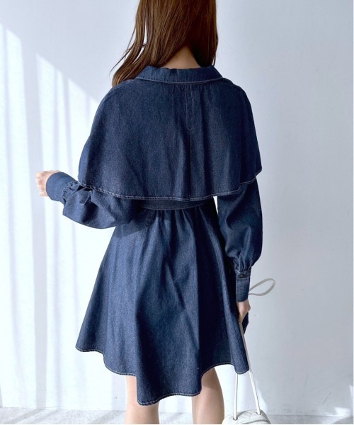 OLIVE des ワンピース ノースリーブシャツミニワンピース