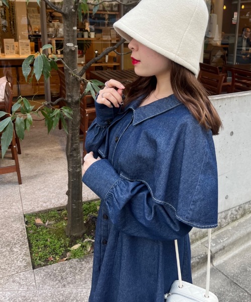 年末のプロモーション特価！ セール】ケープ付きミニワンピース（ワンピース）｜OLIVE des ワンピース