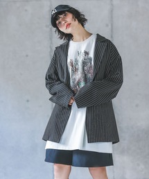 PAGEBOY | シュレッダーフラワーロンT(Tシャツ/カットソー)