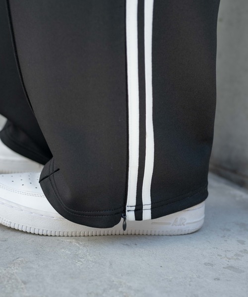 WEGO（ウィゴー）の「WEGO/トラックパンツ（スウェットパンツ・レディース・ブラック/オフホワイト/オレンジ・FREE）」の12枚目の写真