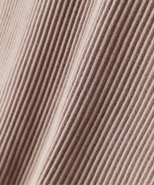 N.（N. Natural Beauty Basic）（エヌエヌナチュラルビューティーベーシック）の「◆三角テレコボートネックカットソー（Tシャツ/カットソー・レディース・モカ/ブラック/オフホワイト・MEDIUM）」の4枚目の写真