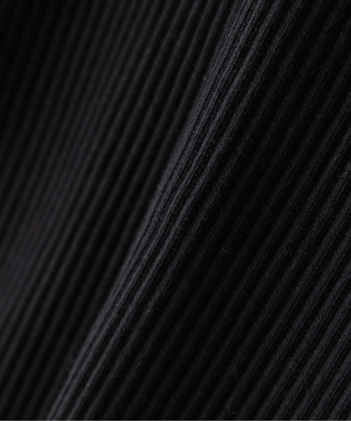 N.（N. Natural Beauty Basic）（エヌエヌナチュラルビューティーベーシック）の「◆三角テレコボートネックカットソー（Tシャツ/カットソー・レディース・モカ/ブラック/オフホワイト・MEDIUM）」の6枚目の写真