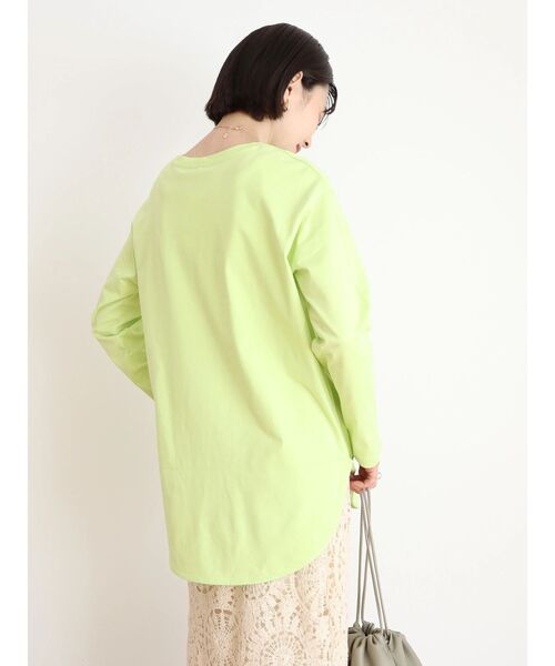 AMERICAN HOLIC（アメリカンホリック）の「カラフルラウンドカットプルオーバー①（Tシャツ/カットソー・レディース・ピンク/ラベンダー/イエロー系その他/ミント/ライトイエロー/オフホワイト/サックスブルー/イエロー・L/M）」の21枚目の写真