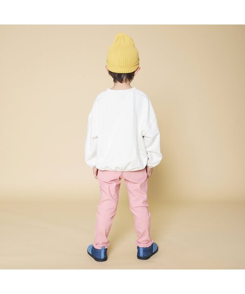 BREEZE（ブリーズ）の「２柄ロゴアップリケトレーナー（スウェット・キッズ・グリーン/パープル/ピンク/アイボリー・110/130/90/100/120/140/80）」の20枚目の写真