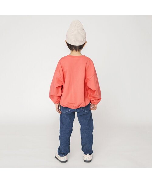 BREEZE（ブリーズ）の「２柄ロゴアップリケトレーナー（スウェット・キッズ・グリーン/パープル/ピンク/アイボリー・110/130/90/100/120/140/80）」の22枚目の写真