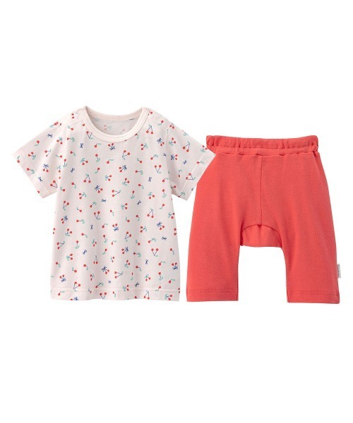 combimini（コンビミニ）の「半袖Tシャツ＆ハーフパンツセット