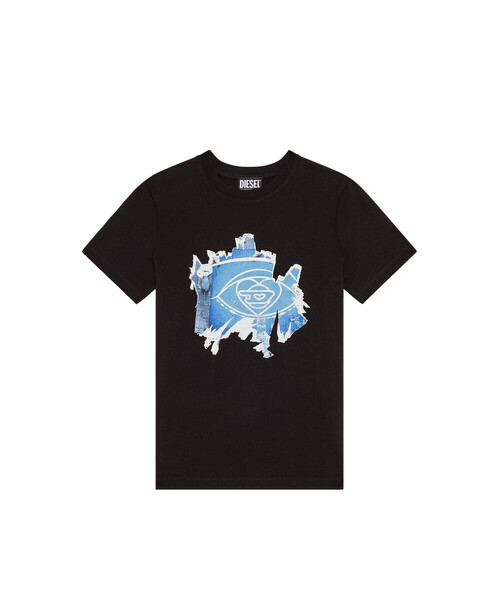 DIESEL（ディーゼル）の「レディース 半袖 Tシャツ グラフィック（Tシャツ/カットソー・レディース・ホワイト/ブラック・MEDIUM/LARGE/X-SMALL/SMALL）」の9枚目の写真