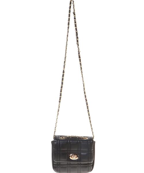 INGNI(イング)の「キルティングミニショルダー(ハンドバッグ・レディース・ブラック/サックスブルー/オフホワイト・ONE SIZE)」の4枚目の写真