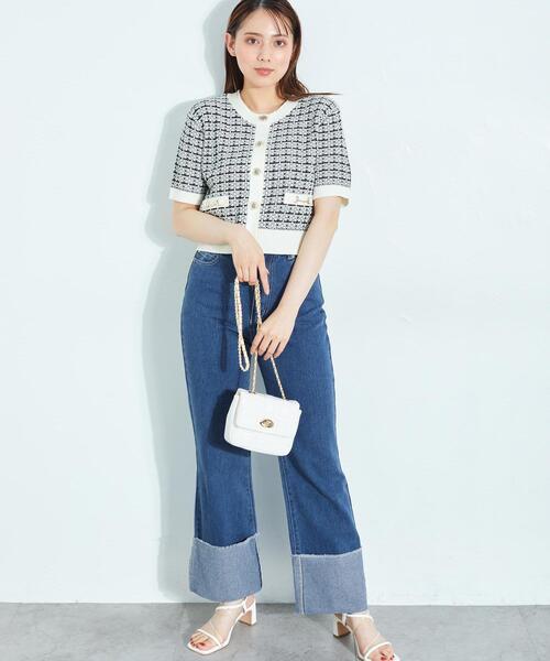 INGNI(イング)の「キルティングミニショルダー(ハンドバッグ・レディース・ブラック/サックスブルー/オフホワイト・ONE SIZE)」の8枚目の写真