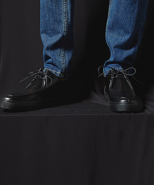 RATTLE TRAP（ラトルトラップ）の「チロリアンシューズ（ブーツ・メンズ・ブラック/ホワイト・L/M）」の7枚目の写真