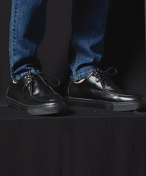 RATTLE TRAP（ラトルトラップ）の「チロリアンシューズ（ブーツ・メンズ・ブラック/ホワイト・L/M）」の8枚目の写真