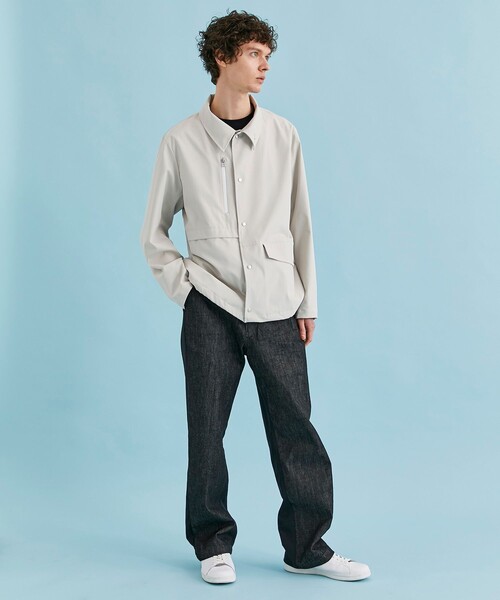 CITY TOKYO（シティトウキョウ）の「撥水シャツブルゾン（ブルゾン・メンズ・ライトグレー/その他17・1/2）」の4枚目の写真