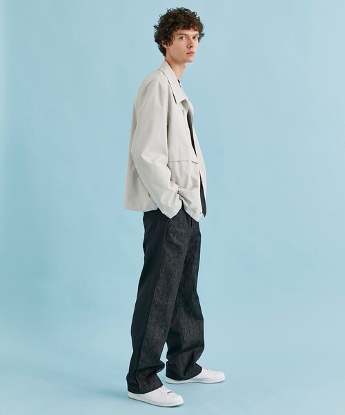 CITY TOKYO（シティトウキョウ）の「撥水シャツブルゾン（ブルゾン・メンズ・ライトグレー/その他17・1/2）」の5枚目の写真