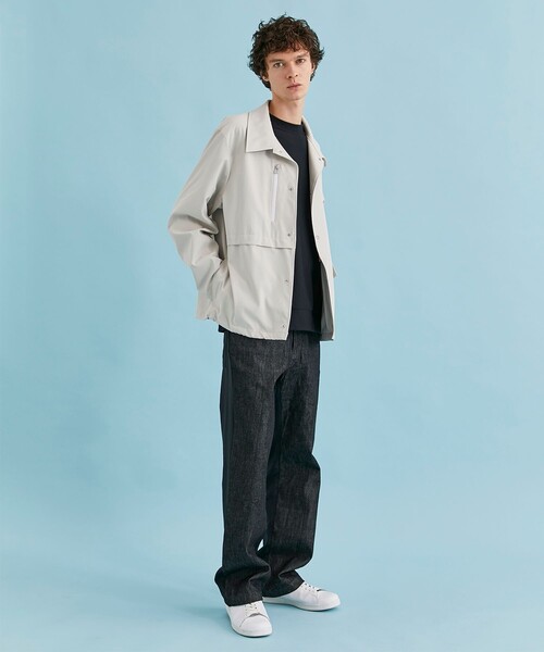 CITY TOKYO（シティトウキョウ）の「撥水シャツブルゾン（ブルゾン・メンズ・ライトグレー/その他17・1/2）」の6枚目の写真