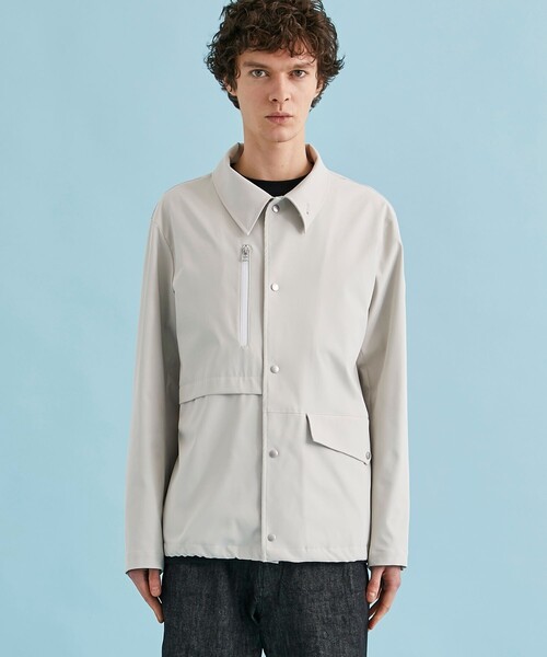 CITY TOKYO（シティトウキョウ）の「撥水シャツブルゾン（ブルゾン・メンズ・ライトグレー/その他17・1/2）」の7枚目の写真