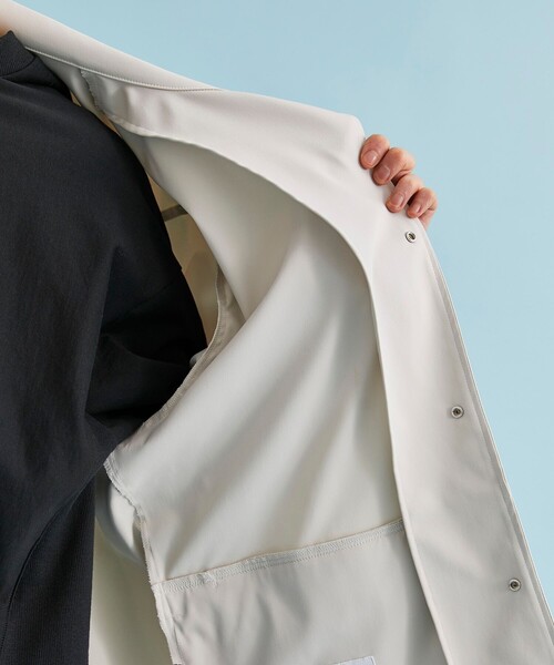 CITY TOKYO（シティトウキョウ）の「撥水シャツブルゾン（ブルゾン・メンズ・ライトグレー/その他17・1/2）」の10枚目の写真