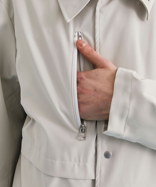 CITY TOKYO（シティトウキョウ）の「撥水シャツブルゾン（ブルゾン・メンズ・ライトグレー/その他17・1/2）」の11枚目の写真