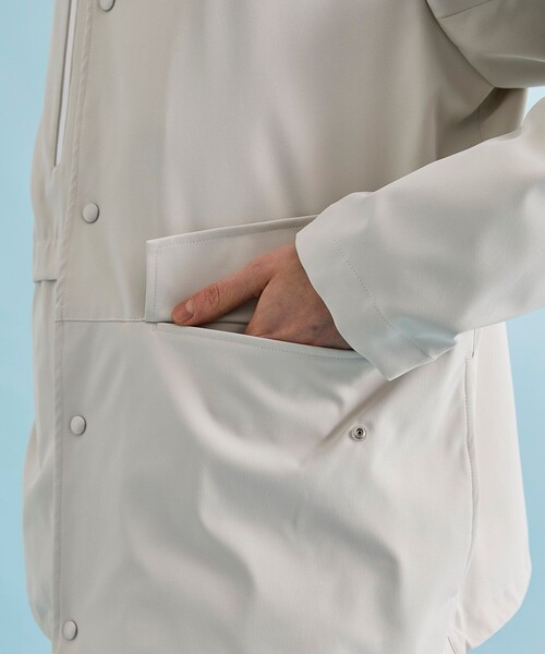 CITY TOKYO（シティトウキョウ）の「撥水シャツブルゾン（ブルゾン・メンズ・ライトグレー/その他17・1/2）」の12枚目の写真