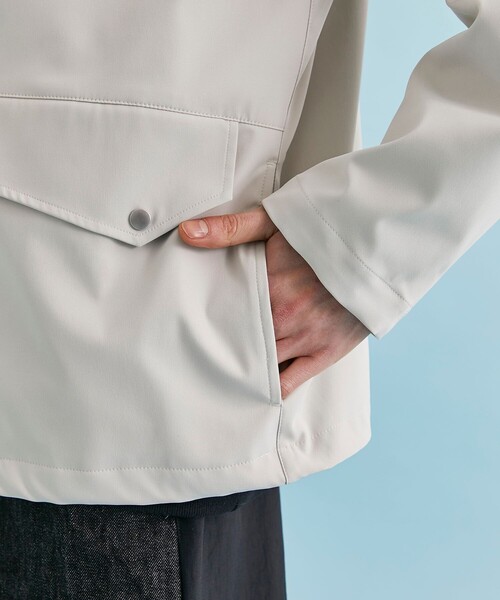 CITY TOKYO（シティトウキョウ）の「撥水シャツブルゾン（ブルゾン・メンズ・ライトグレー/その他17・1/2）」の13枚目の写真