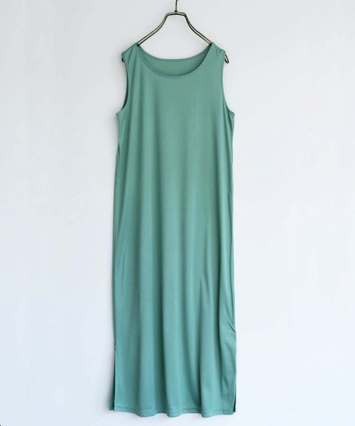 Lant Kalte（ラントカルテ）の「【Lant Kalte】ジャガードシアーリーフアンサンブルワンピース（ワンピース・レディース・ブラック/グリーン/ライトブラウン・M）」の7枚目の写真