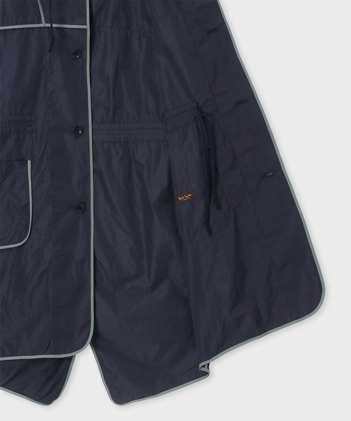 Paul Smith COLLECTION（ポールスミスコレクション）の「パイピング フーデッドコート / 134193 42014（その他アウター・メンズ・ネイビー・MEDIUM/LARGE/LL）」の4枚目の写真