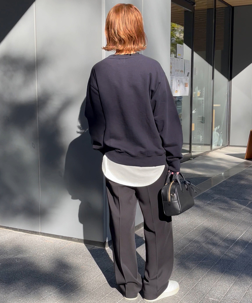 Spick & Span（スピックアンドスパン）の「≪追加≫ロゴスウェット（スウェット・レディース・ネイビー/グレー・FREE）」の3枚目の写真