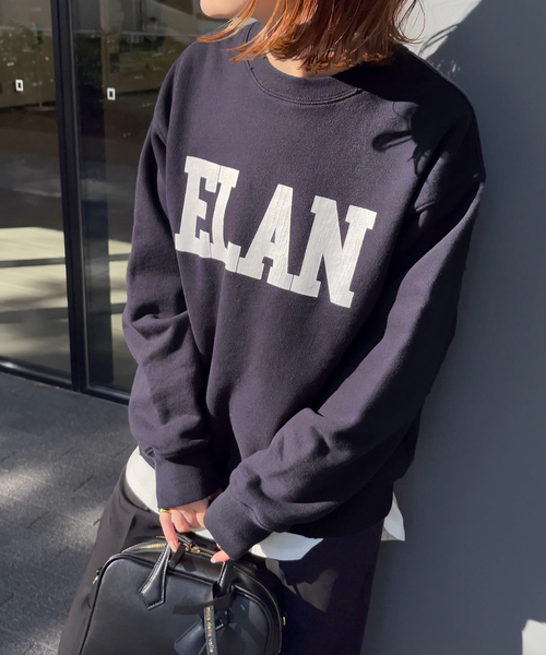 Spick & Span（スピックアンドスパン）の「≪追加≫ロゴスウェット（スウェット・レディース・ネイビー/グレー・FREE）」の12枚目の写真