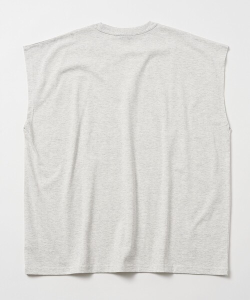 FREAK'S STORE(フリークスストア)の「【限定展開】ビッグシルエット ドロップショルダー ノースリーブ クルーネックTシャツ(Tシャツ/カットソー・メンズ・ホワイト/アッシュグレー/ブラック/グレイッシュベージュ・SMALL/MEDIUM/LARGE)」の16枚目の写真