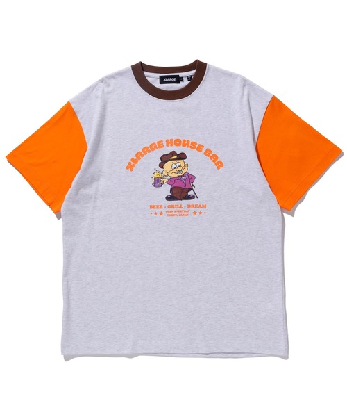 XLARGE(エクストララージ)の「HOUSE BAR S/S TEE(Tシャツ/カットソー・メンズ・アッシュ/イエロー/ホワイト・M/S/L/XL)」の3枚目の写真