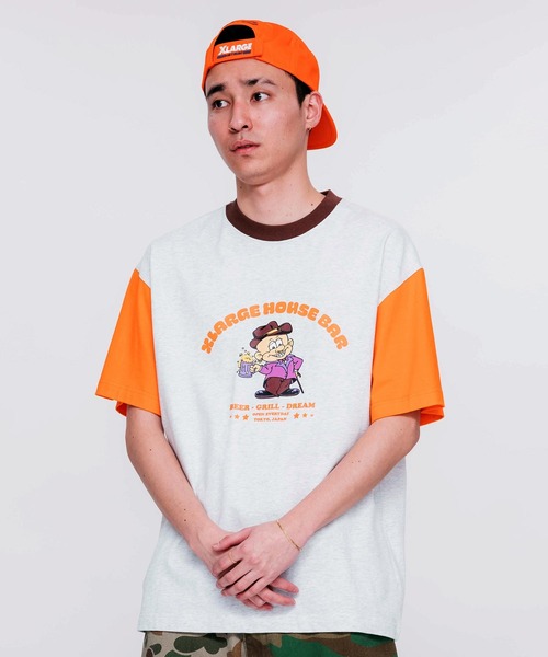 XLARGE(エクストララージ)の「HOUSE BAR S/S TEE(Tシャツ/カットソー・メンズ・アッシュ/イエロー/ホワイト・M/S/L/XL)」の11枚目の写真