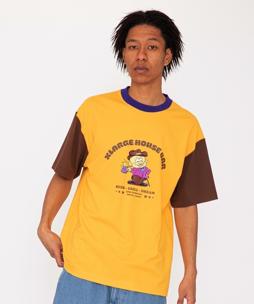 XLARGE(エクストララージ)の「HOUSE BAR S/S TEE(Tシャツ/カットソー・メンズ・アッシュ/イエロー/ホワイト・M/S/L/XL)」の13枚目の写真