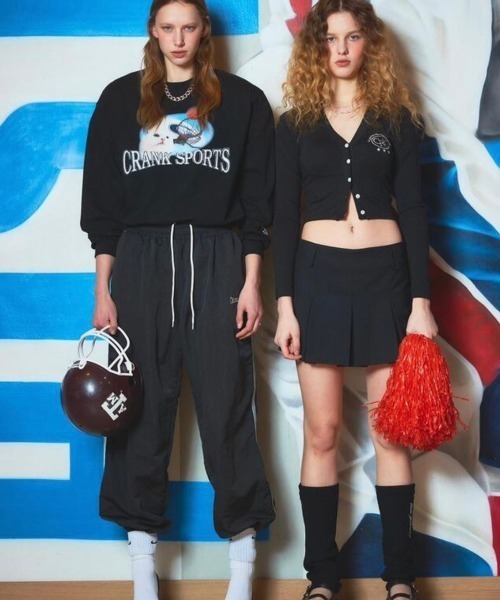 CRANK(クランク)の「【CRANK/クランク】LOGO PK CROP CARDIGAN/ クロップ カーディガン(カーディガン/ボレロ・レディース・ホワイト/杢グレー/ブラック・ONE SIZE)」の8枚目の写真