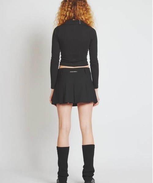 CRANK(クランク)の「【CRANK/クランク】LOGO PK CROP CARDIGAN/ クロップ カーディガン(カーディガン/ボレロ・レディース・ホワイト/杢グレー/ブラック・ONE SIZE)」の20枚目の写真