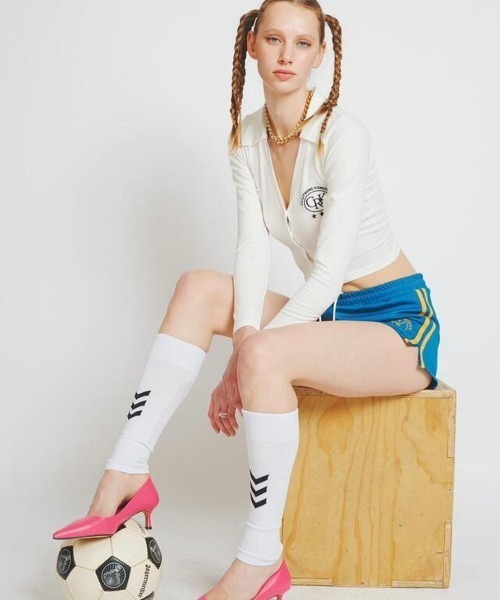 CRANK(クランク)の「【CRANK/クランク】LOGO PK CROP CARDIGAN/ クロップ カーディガン(カーディガン/ボレロ・レディース・ホワイト/杢グレー/ブラック・ONE SIZE)」の21枚目の写真