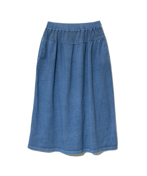 Good On(グッドオン)の「Good On/グッドオン GATHER TEE MAXI SKIRT(スカート・レディース・レッド系その他/マスタード/ネイビー/サーモンピンク/ダークグリーン/ライトグレー/ブラック系その他2/ライム/ブルー系その他・FREE)」の6枚目の写真