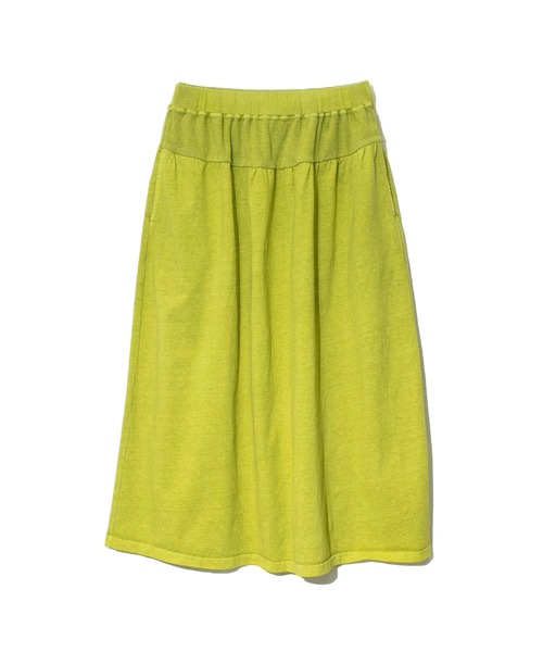 Good On(グッドオン)の「Good On/グッドオン GATHER TEE MAXI SKIRT(スカート・レディース・レッド系その他/マスタード/ネイビー/サーモンピンク/ダークグリーン/ライトグレー/ブラック系その他2/ライム/ブルー系その他・FREE)」の4枚目の写真