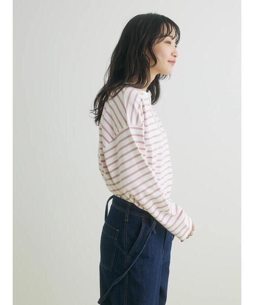CRAFT STANDARD BOUTIQUE（クラフトスタンダードブティック）の「キーネックレイヤードプルオーバー（Tシャツ/カットソー・レディース・ピンク/グリーン/ブルー/ネイビー・FREE）」の15枚目の写真