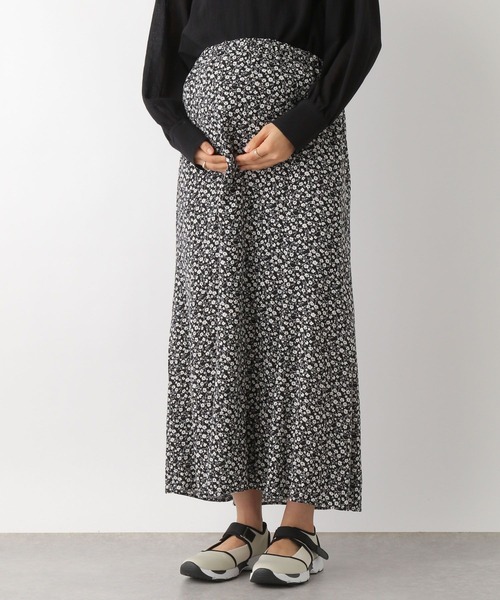 LEPSIM（レプシィム）の「マタニティ／マーメイドプリントスカート　178756（マタニティウェア/グッズ・レディース・ブラック/グリーン・FREE）」の6枚目の写真