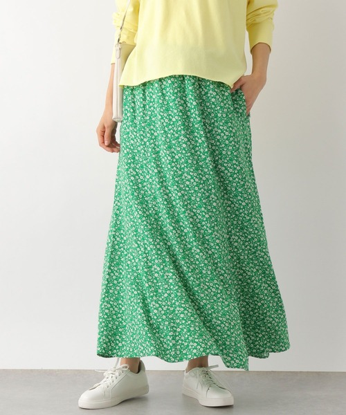 LEPSIM（レプシィム）の「マタニティ／マーメイドプリントスカート　178756（マタニティウェア/グッズ・レディース・ブラック/グリーン・FREE）」の8枚目の写真