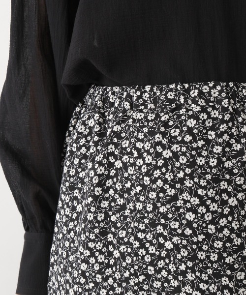 LEPSIM（レプシィム）の「マタニティ／マーメイドプリントスカート　178756（マタニティウェア/グッズ・レディース・ブラック/グリーン・FREE）」の13枚目の写真